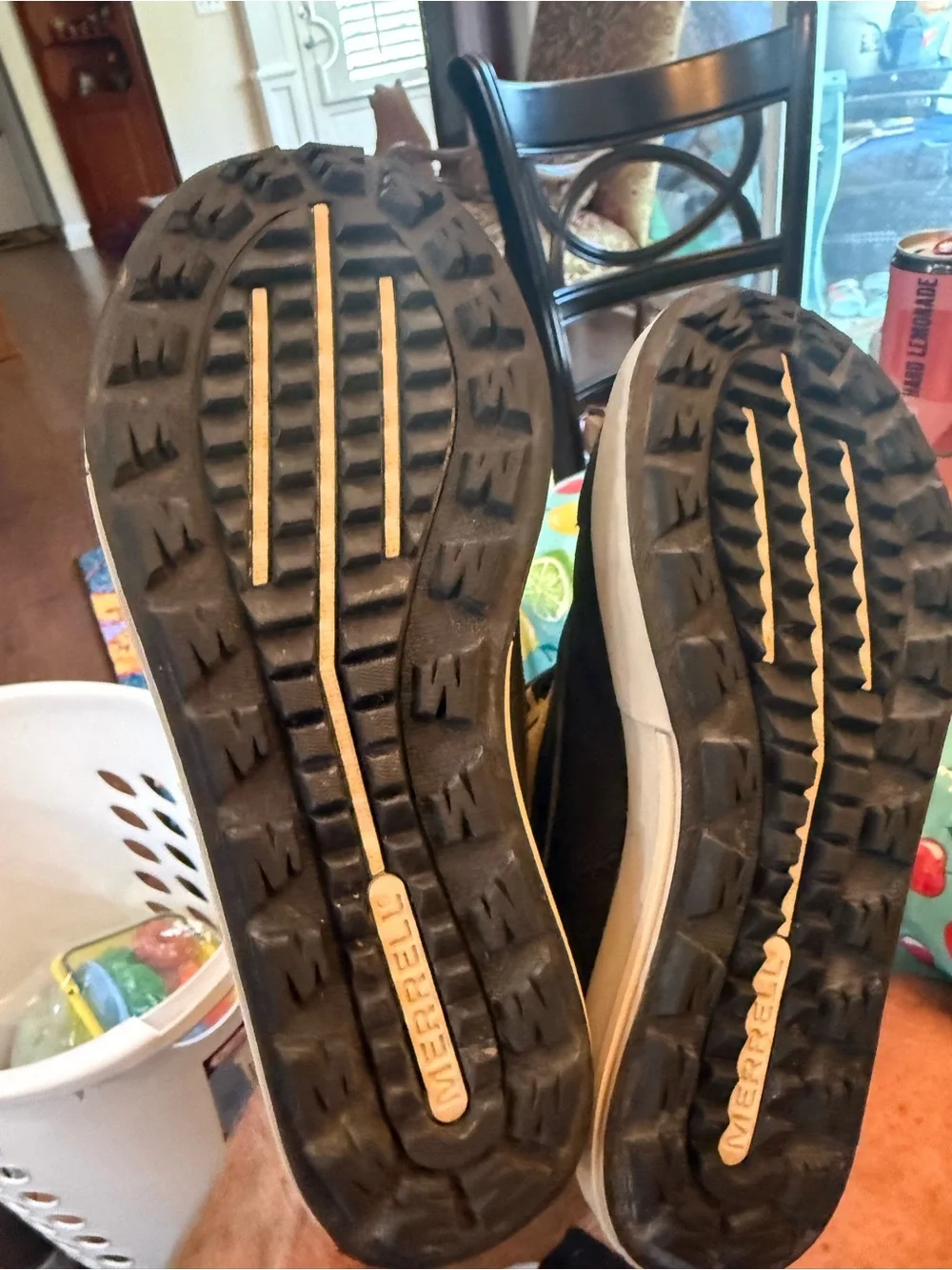 Merrell youth boys gold,black waterproof snow boots size 13c